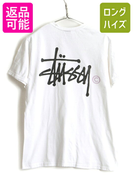 楽天市場】00s □ ステューシー STUSSY ビッグ ストック ロゴ プリント 