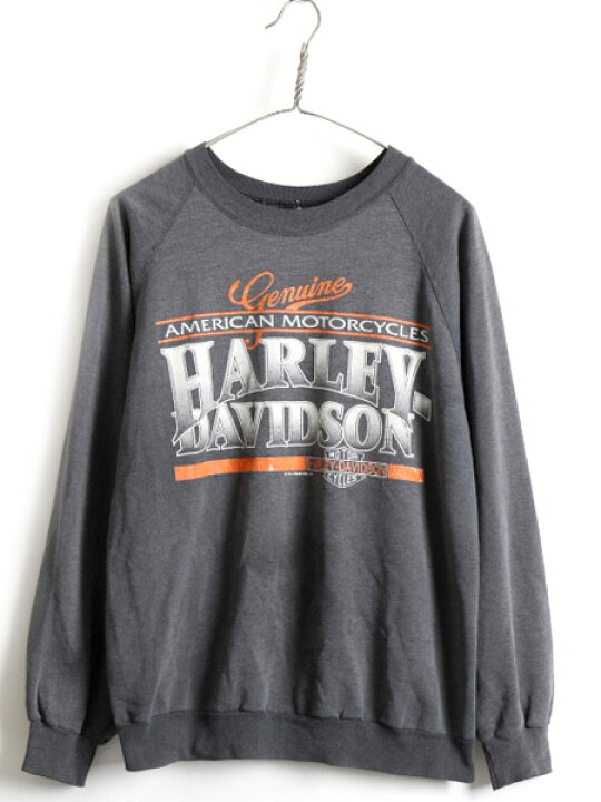 Harley-Davidson スカルプリント スウェット Lサイズ ウィリー G 