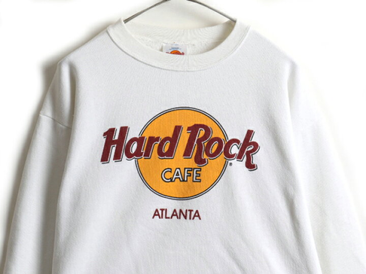 楽天市場 90 S Usa製 ハードロックカフェ Atlanta ロゴ プリント スウェット トレーナー メンズ レディース M 古着 90年代 白 Hard Rock Cafe Us古着 中古 オールド アメリカ製 ハードロック スエット クルーネック プルオーバー ホワイト 男女兼用 企業物 裏起毛 楽天市場 90 S Usa製 ハードロックカフェ Atlanta ロゴ プリント スウェット トレーナー メンズ レディース M 古着 90年代 白 Hard Rock Cafe Us古着 中古 オールド アメリカ製 ハードロック スエット クルーネック プルオーバー ホワイト 男女兼用 企業物 裏起毛