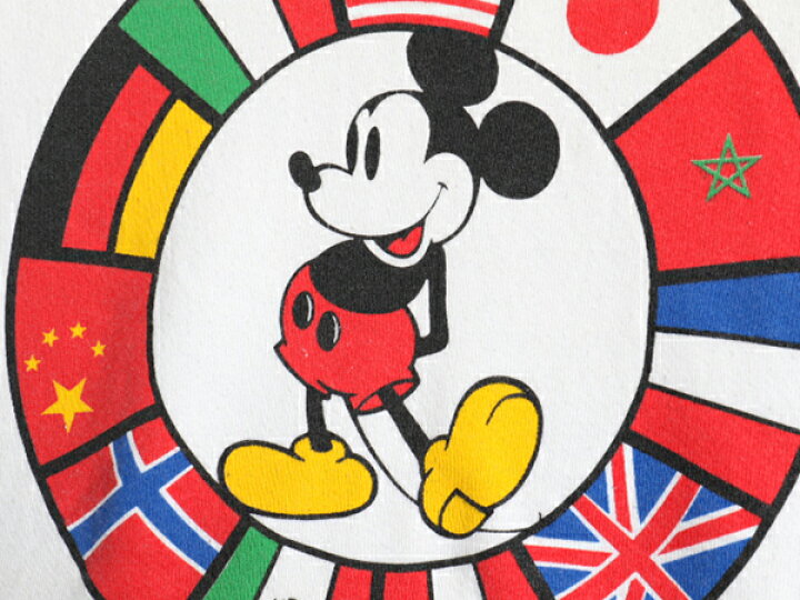 楽天市場 80 S Usa製 ビンテージ Epcot Center エプコット ディズニー ワールド ミッキー プリント スウェット レディース メンズ L 古着 白 中古 80年代 アメリカ製 ミッキーマウス スエット トレーナー スウェットトレーナー クルーネック プルオーバー 裏起毛