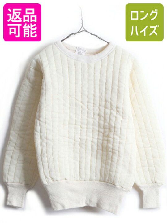 楽天市場】80s USA製 ビンテージ □ クルーネック 中綿 キルティング 