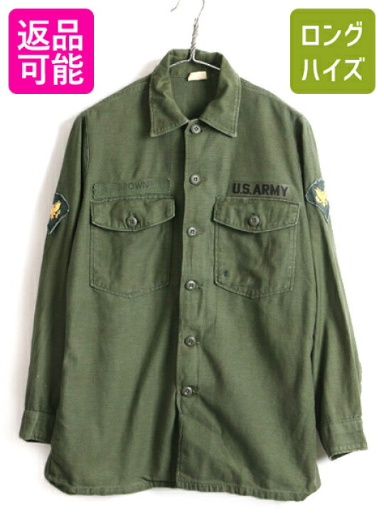 楽天市場】60s ビンテージ □ US ARMY 米軍実物 フルパッチ コットン 