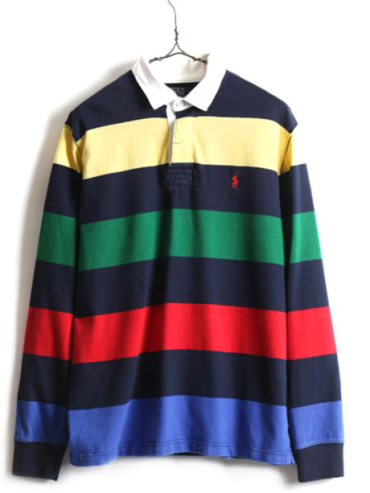 楽天市場】□ POLO ポロ ラルフローレン マルチカラー ボーダー 長袖 