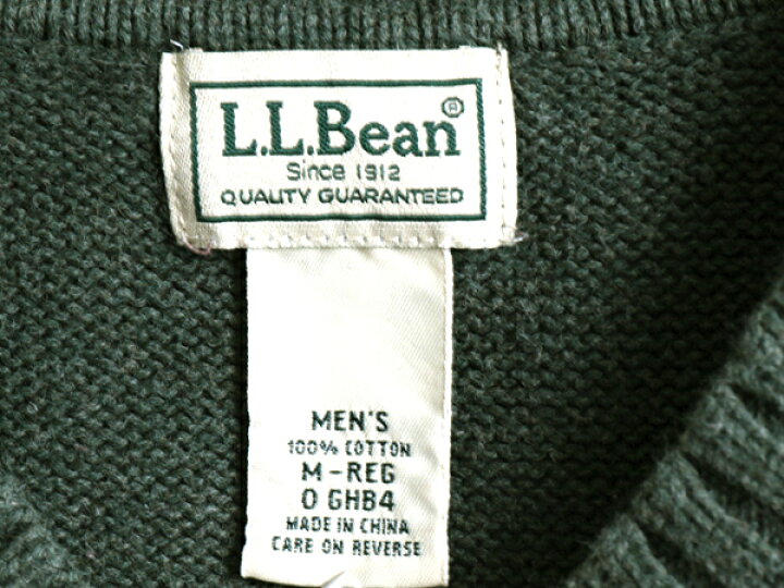 楽天市場】□ LLBEAN エルエルビーン チェック Vネック コットン 