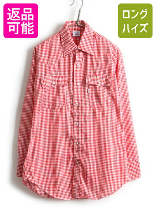 楽天市場】70s ビンテージ □ LEVIS リーバイス ギンガム チェック 