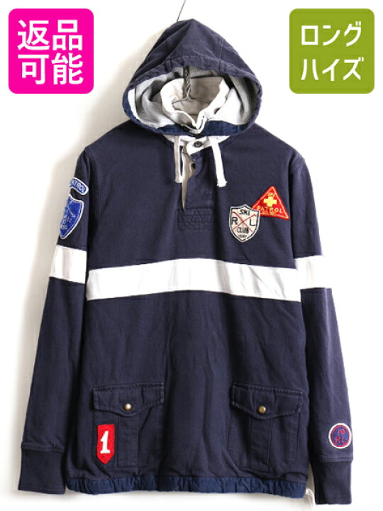 楽天市場】□ POLO ポロ ラルフローレン 裏サーマル 脱着フード付き 