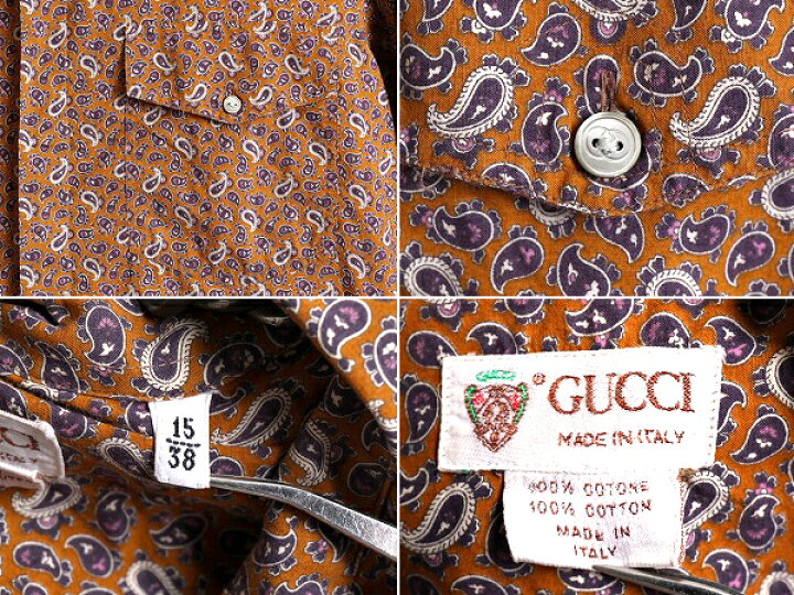 楽天市場】80s イタリア製 ビンテージ □ GUCCI グッチ ポケット付き  