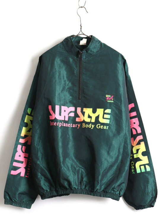 楽天市場】90s USA製 オールド □ SURF STYLE 3面 プリント ハイネック  