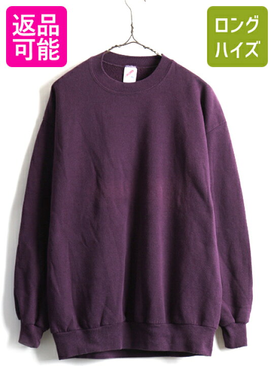 楽天市場】80s 90s USA製 大きいサイズ XL □ JERZEES 無地 スウェット 