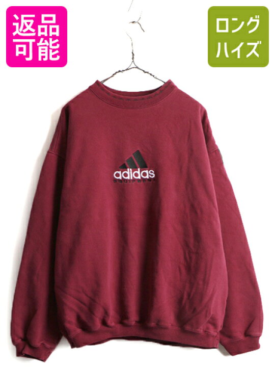 楽天市場】90s オールド □ ADIDAS EQUIPMENT アディダス ビッグ ロゴ  