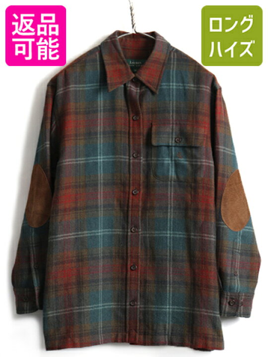 楽天市場】□ LAUREN ラルフローレン 本革 レザー エルボーパッチ付き 