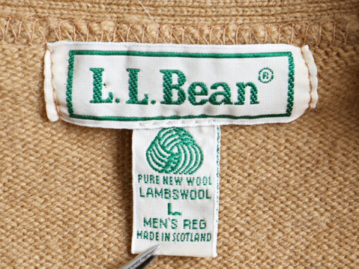 楽天市場】旧タグ 80s 90s スコットランド製 □ LLBEAN エルエルビーン 