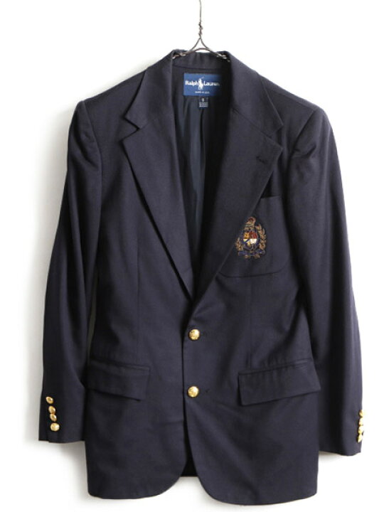 楽天市場】80s USA製 ビンテージ □ ラルフローレン 金ボタン ウール  