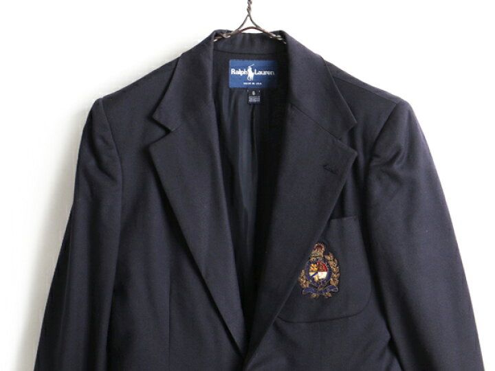 楽天市場】80s USA製 ビンテージ □ ラルフローレン 金ボタン ウール  