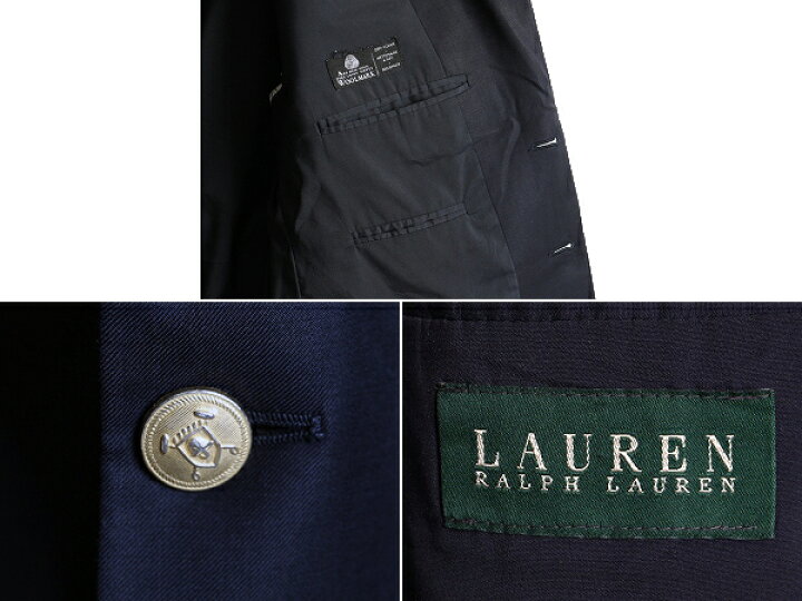 楽天市場】カナダ製□ LAUREN ラルフローレン 金ボタン ウール 