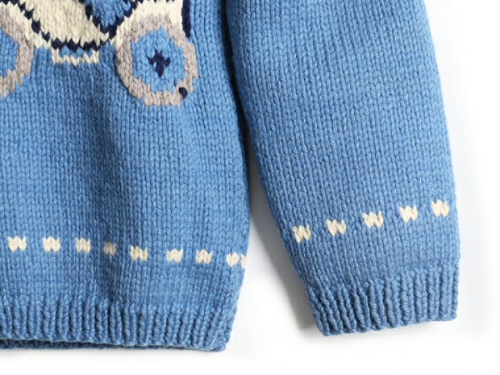 ➅ ビンテージ 70s 細目 ハンドメイド ぎっしり ウール ニット 希少 美品 