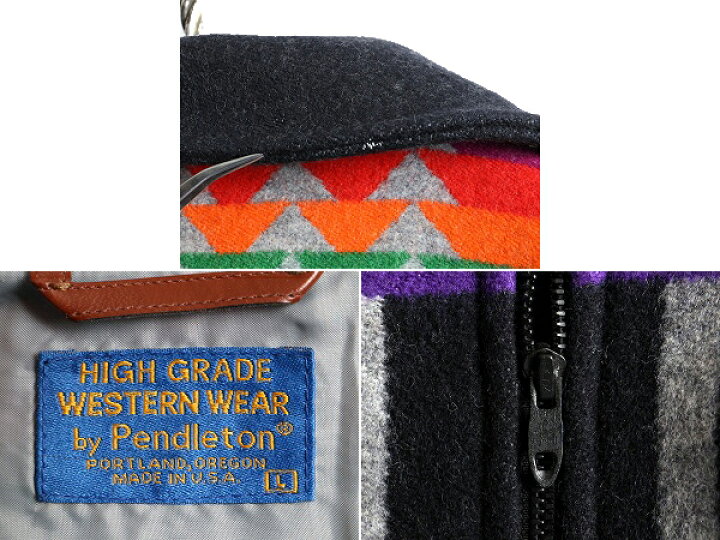 楽天市場】80s USA製 □ PENDLETON ペンドルトン HIGH GRADE WESTERN 