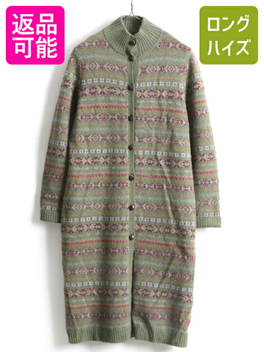 楽天市場】□ LAUREN ラルフローレン フェアアイル 総柄 ラム ウール 