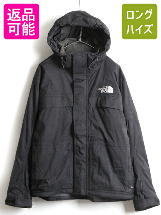 楽天市場】人気 黒 □ ノースフェイス HyVent 脱着フード付き 中綿  