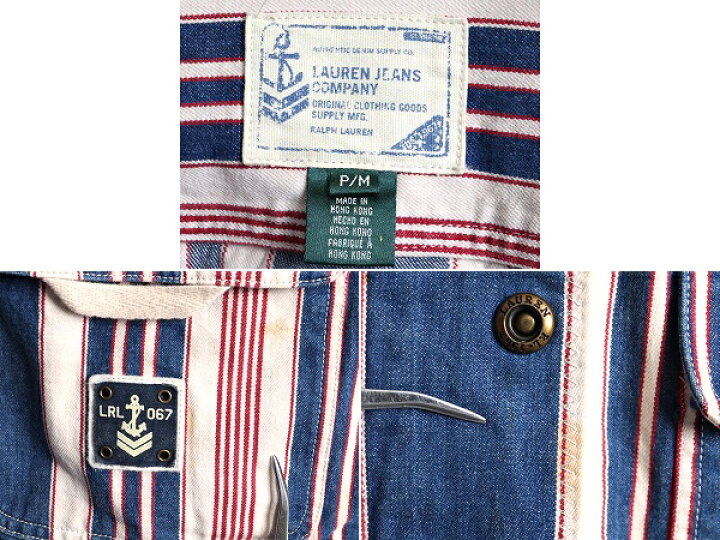 楽天市場】LAUREN JEANS COMPANY□ ラルフローレン トリコカラー 