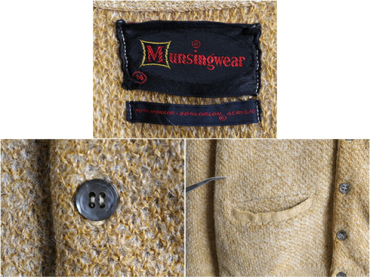 楽天市場】60s ビンテージ 70% モヘア ☆ Munsingwear マンシング 