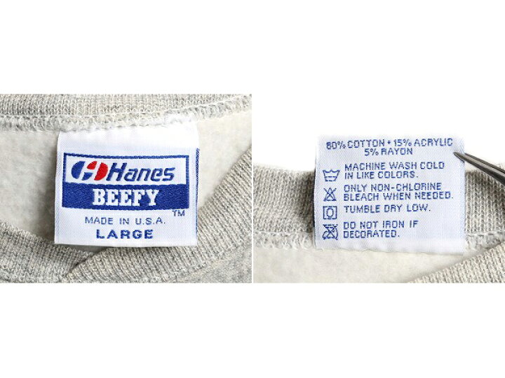 楽天市場】80s USA製 ビンテージ □ Hanes ヘインズ サイドパネル付き 
