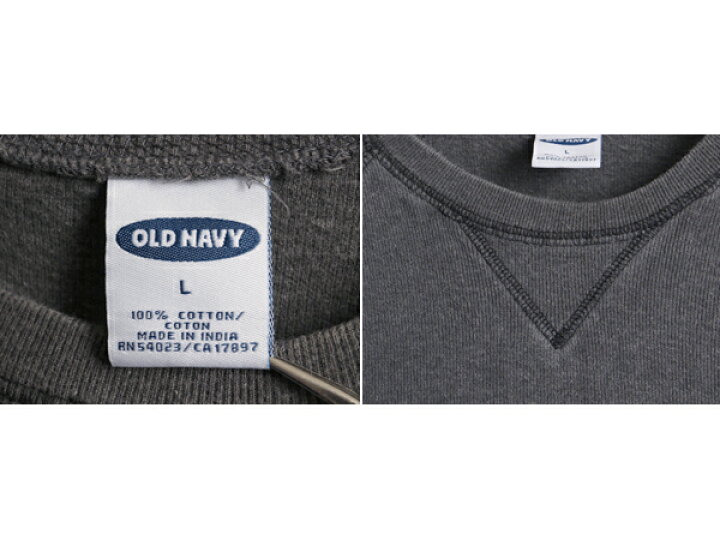 楽天市場】00s オールド □ OLDNAVY オールドネイビー 前V クルー 