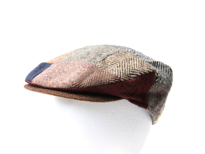 楽天市場】アイルランド製 □ Hanna Hats ツイード ウール パッチ 