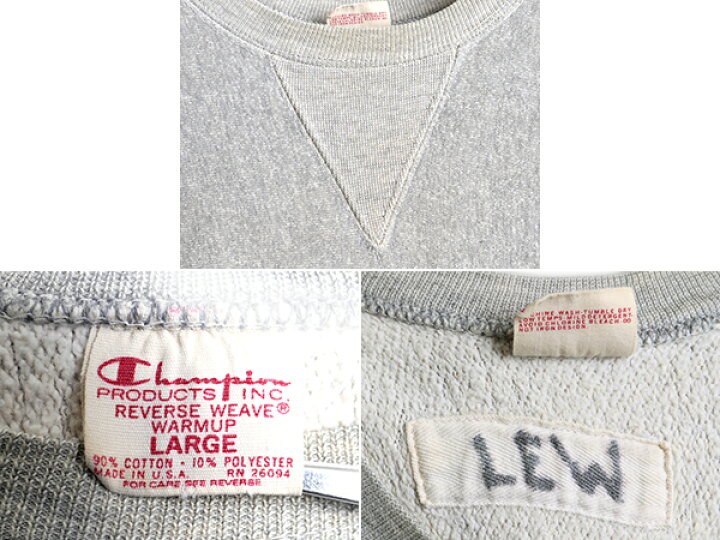 楽天市場】70s USA製 単色タグ ビンテージ ☆ Champion チャンピオン  