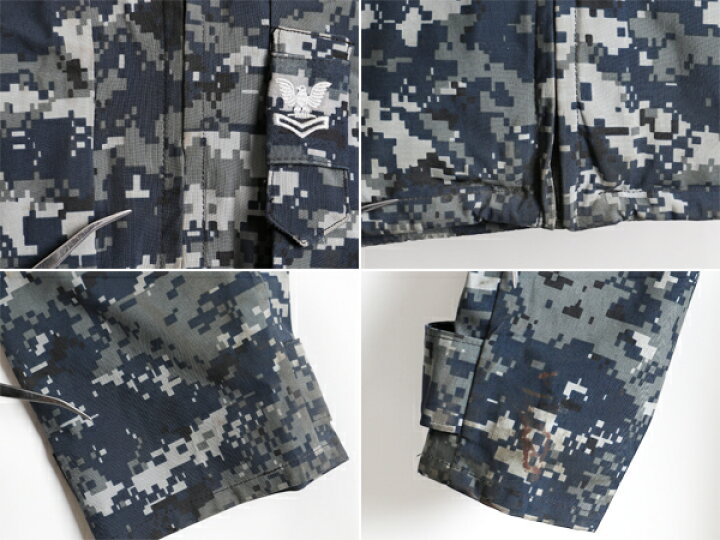 楽天市場】08年製 □ 米軍実物 US NAVY デジタルカモ TYPE1 迷彩 
