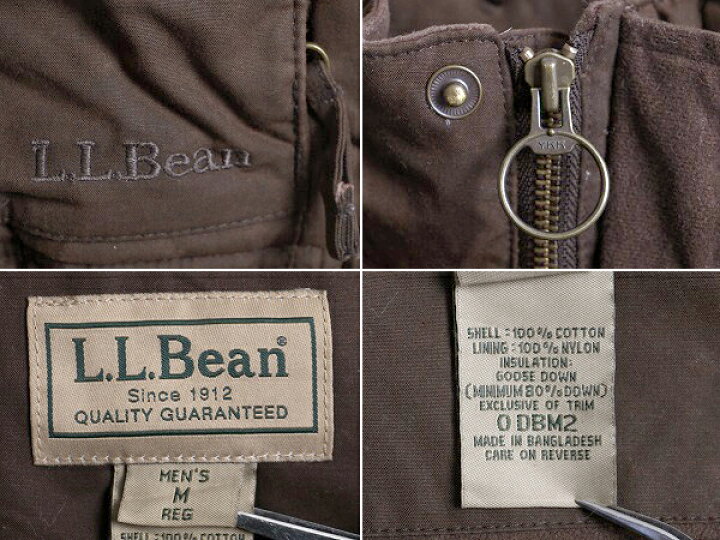 楽天市場】□ LLBean エルエルビーン オイルド コットン ダウン ベスト 