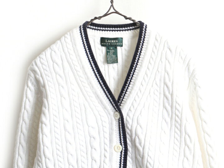 楽天市場】□ LAUREN ラルフローレン ポケット付き コットン ケーブル  