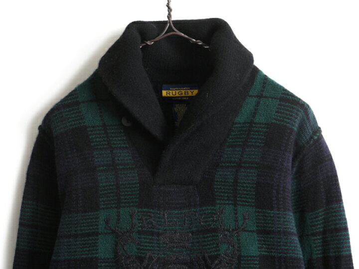 楽天市場】スカル 刺繍 □ RUGBY ラルフローレン ブラックウォッチ 