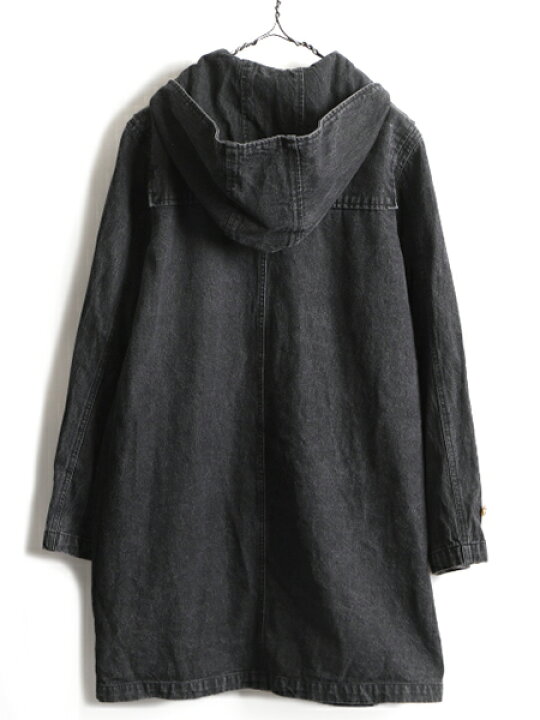 楽天市場】90s オールド □ Denim&Co 麻トグルボタン ブラック デニム 
