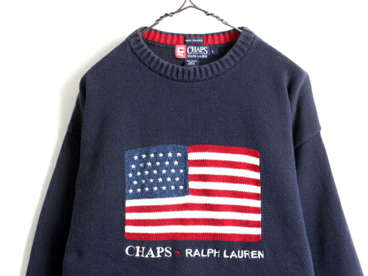 楽天市場】90s オールド □ CHAPS チャップス ラルフローレン 星条旗  
