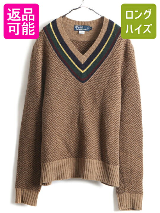楽天市場】□ POLO ポロ ラルフローレン Vネック ウール カシミヤ 長袖 