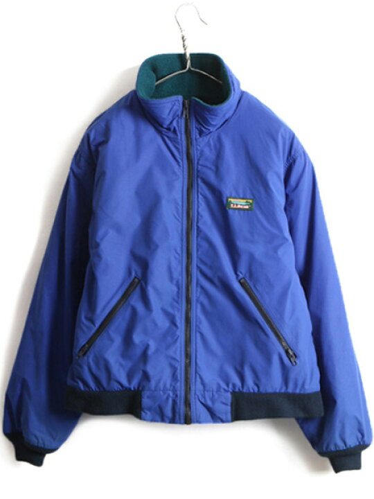 90s】エルエルビーン フリース ナイロンジャケット アメカジ 古着 楽天 