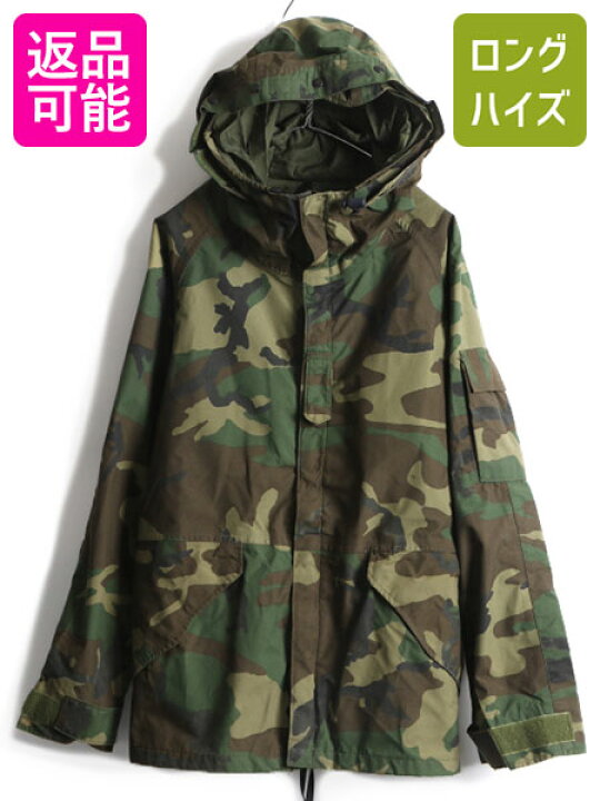 90s 92年製 米軍実物 US ARMY ECWCS ゴアテックス ウッドランドカモ  