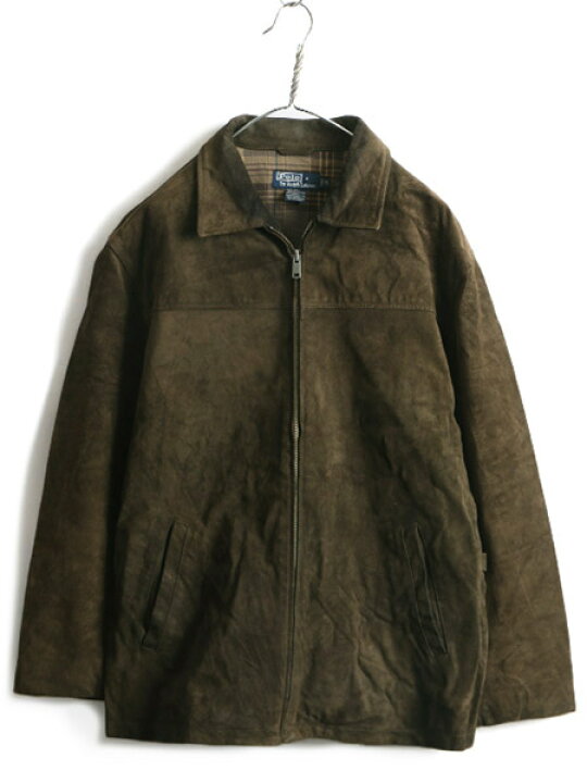 楽天市場】90s □ POLO ポロ ラルフローレン 本革 スエード レザー  