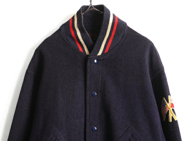 楽天市場】40s USA製 ビンテージ □ Wilson ウール スタジャン ( 40  