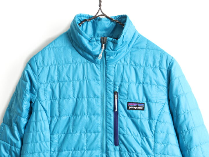楽天市場 9 22 マラソン 最大半額 P5倍 希少サイズ Xs 13年製 Patagonia ナノパフ プルオーバー レディース 古着 パタゴニア Primaloft 中綿 ジャンパー ジャケット ブルー 中古 キルティングジャケット 中綿ジャケット ナイロンジャケット Nano Puff