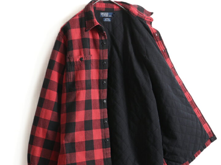 楽天市場】90s □ POLO ポロ ラルフローレン チェック 中綿 