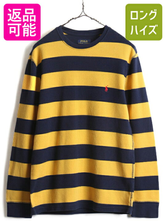 楽天市場】□ POLO ポロ ラルフローレン ボーダー 長袖 サーマル T