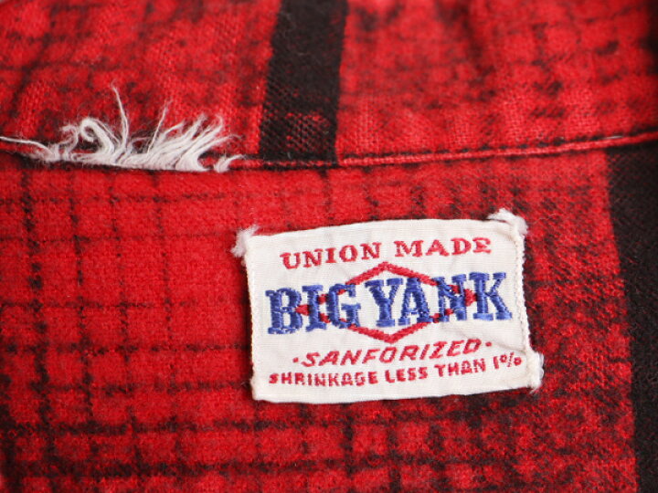 楽天市場】50s USA製 ビンテージ ☆ BIG YANK マチ付き オンブレ 