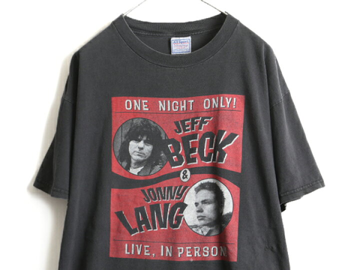 楽天市場】90s 大きいサイズ XL ☆ Jeff Beck Jonny Lang プリント 