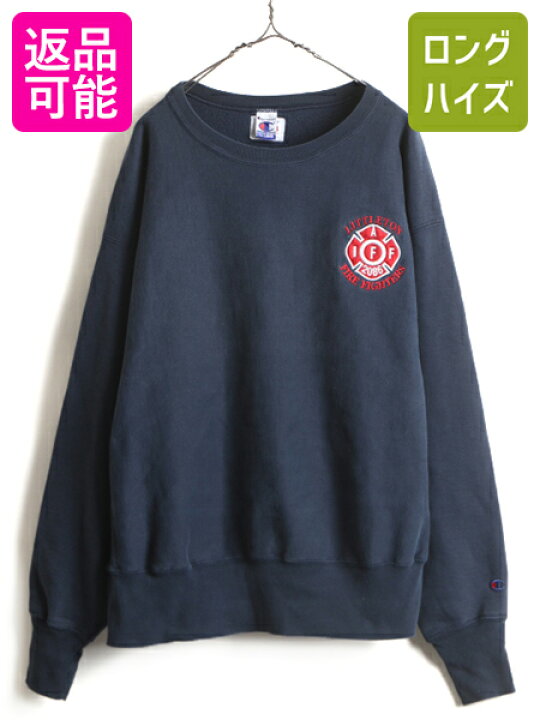 楽天市場】90s 青刺繍タグ 大きいサイズ XXL □ Champion リバース  