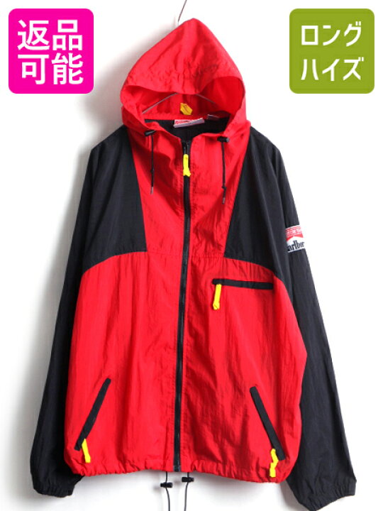 楽天市場】90s 大きいサイズ XL □ マルボロ フルジップ ナイロン 