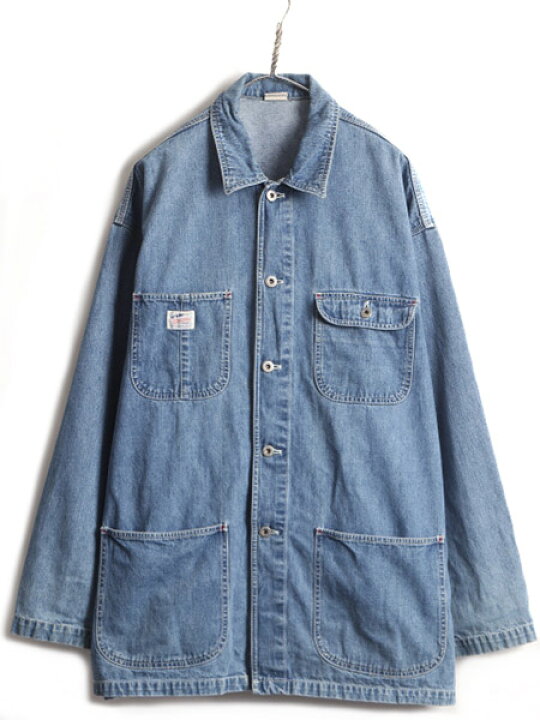 楽天市場】90s □ OLD GAP ガチャポケ デニム カバーオール ジャケット 