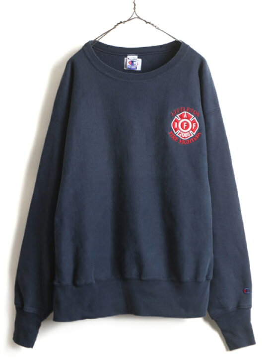 楽天市場】90s 青刺繍タグ 大きいサイズ XXL □ Champion リバース  