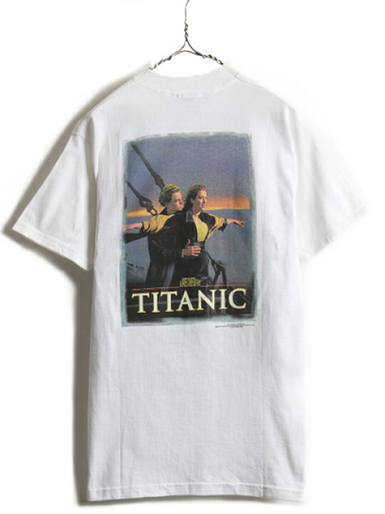 楽天市場】90s ☆ タイタニック 両面 プリント 半袖 Tシャツ ( メンズ 